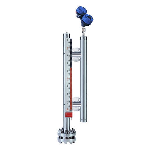 Niveauanzeiger für Flüssigkeiten - GEMINI™ - H&b Sensors - Magnet / Flansch / Edelstahl