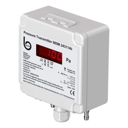 Differenzdruckmessumformer - 985 series - Beck Sensortechnik GmbH - Vakuum / piezoresistiv / 4-20 mA