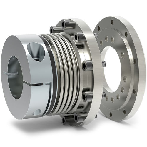 Elastische Kupplung - BK8 series - R + W Coupling Technology - Balg / kompakt / Metallbalg