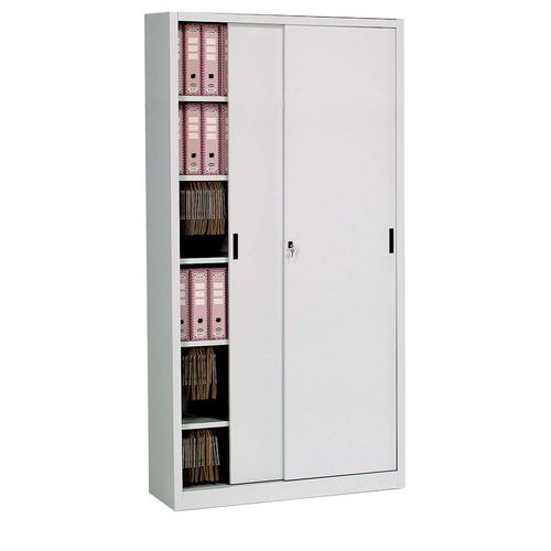 Lagerschrank - AS/1 series - ARMECO - bodenstehend / Fachböden / mit Schiebetüren