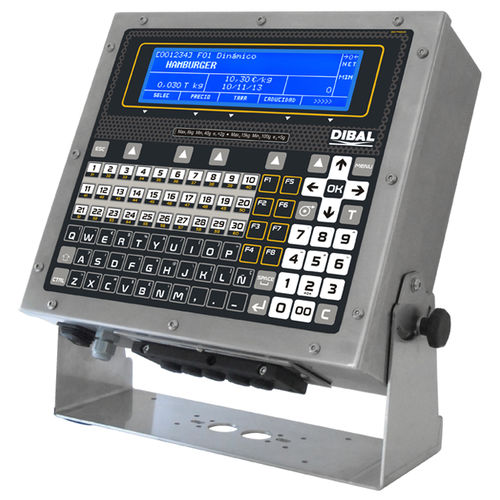 Wägeindikator mit LCD-Anzeige - VD-3000 - DIBAL, S.A. - Benchtop / wandmontiert / robust
