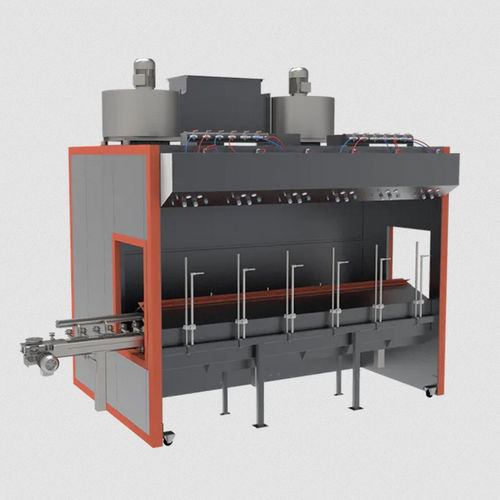 Geschlossene Lackierkabine - ELECTRON - für Einzelteile / automatisch / manuell