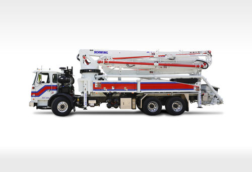 Mobile Autobetonpumpe - S 38 SXG - SCHWING GmbH - für Baustelle / Diesel