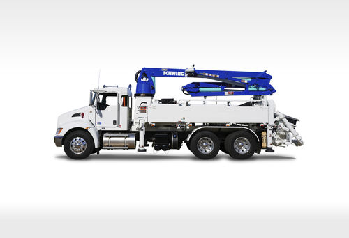 Anhängermontierte Autobetonpumpe - S 20 - SCHWING GmbH - für Baustelle / Benzin / für Industrieanwendungen