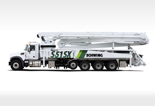 Mobile Autobetonpumpe - S 51 SX - SCHWING GmbH - für Baustelle