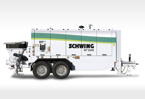 Anhängermontierte Betonpumpe - SP 2000 - SCHWING GmbH - für Baustelle / Diesel / elektrisch