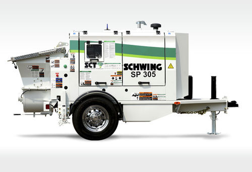 Anhängermontierte Betonpumpe - SP 305 - SCHWING GmbH - für Baustelle / Diesel