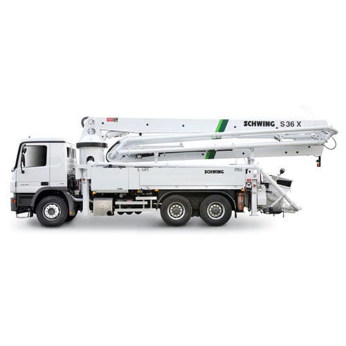 Mobile Autobetonpumpe - S 36 X - SCHWING GmbH - für Baustelle