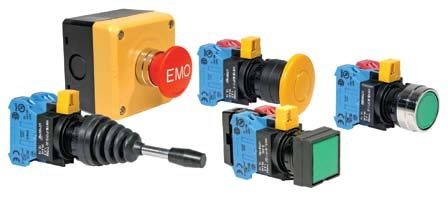 Federdruck-Drucktaster - HW series - IDEC - Notausschalter / elektromechanisch / Standard