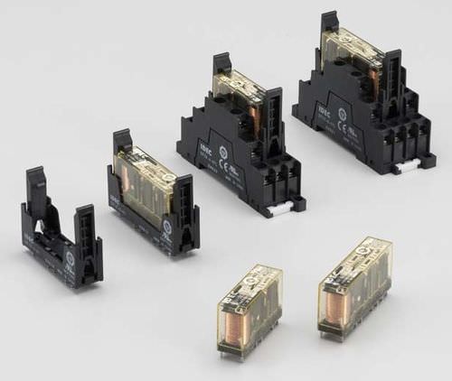 Elektromechanisches Relais / DC - RF1V series - IDEC - für DIN-Schiene / mit zwangsgeführten Kontakten