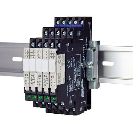 Elektromechanisches Relais / für DIN-Schiene - RV8H series - IDEC - Schnittstellen
