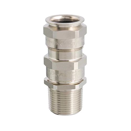 Kabelverschraubung / vernickeltes Messing - A2S Advanced Safety Solutions - IP66 / IP68 / für bewehrte Kabel