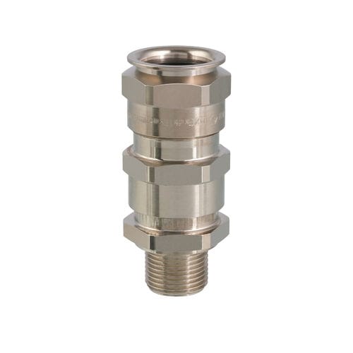 Kabelverschraubung / vernickeltes Messing - 5F - A2S Advanced Safety Solutions - Edelstahl / Hochsicherheit / IP66
