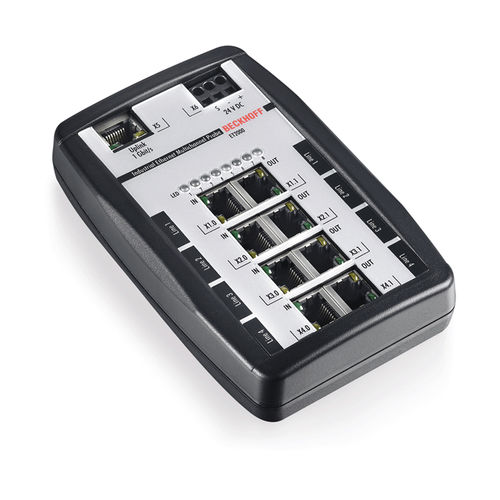 Ethernet-Switch / unmanaged - ET2000 - Beckhoff Automation - 8 Ports / PROFINET / Plug-in