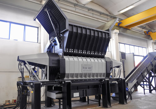 Primär-Schredder - XH series - FORREC - Einwellen / Metall / für Intensiveinsatz