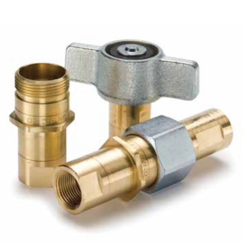 Hydraulikanschluss - 6100 - Parker Quick Coupling Division - Gewinde / Schnell / Messing