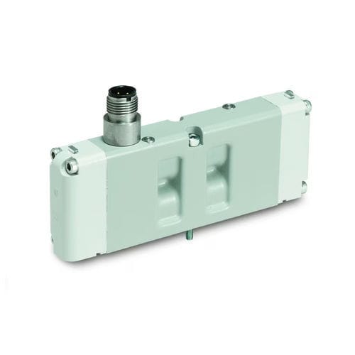 Vorgesteuertes Magnetventil - Parker Quick Coupling Division - 4/3-Wege / für Gas / mit Verteiler