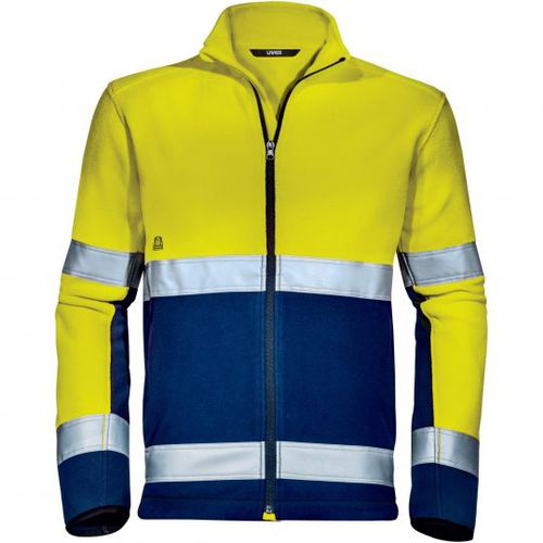 Arbeitsjacke - SUXXEED 8830 series - UVEX - Warnschutz / mit UV-Schutz / Polyester