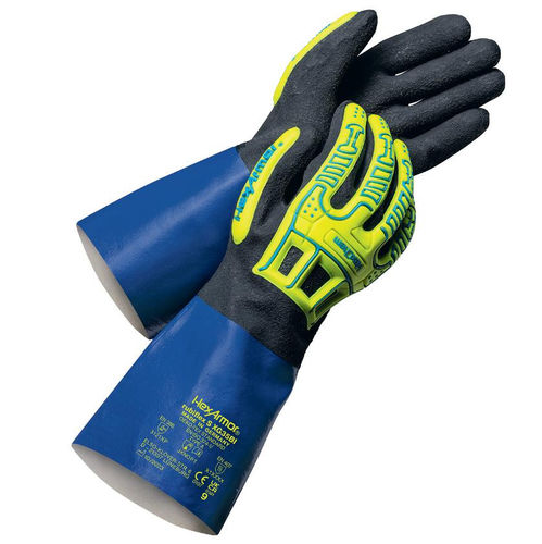 Arbeitshandschuh - RUBIFLEX S XG35BI - UVEX - Industrie / chemikalienbeständig / abriebfest