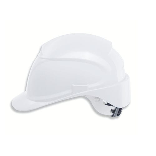 Baustellenhelm - B-S-WR  - UVEX - EN 397 / Polyethylen / weiß