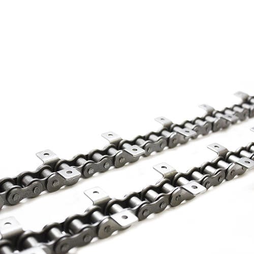 Kette für Antrieb - DIAMOND CHAIN - Stahl / Rollen / mit Halterungen