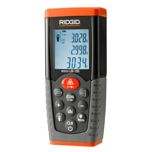 Laser-Entfernungsmesser - micro LM-100  - Ridge Tool - tragbar