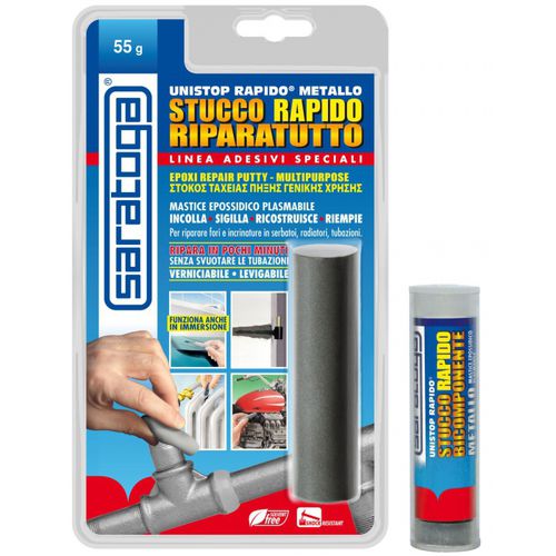 Epoxid-Klebstoff - UNISTOP - Saratoga Int Sforza - für Metall / Zweikomponenten / Industrie