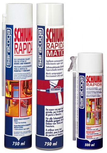 Silikon-Dichtmasse - SCHIUMA RAPIDA - Saratoga Int Sforza - für Baustellen / chemisch