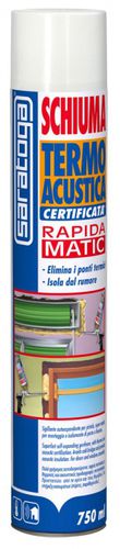 Silikon-Dichtmasse - SCHIUMA TERMO ACUSTICA - Saratoga Int Sforza - für Baustellen / chemisch