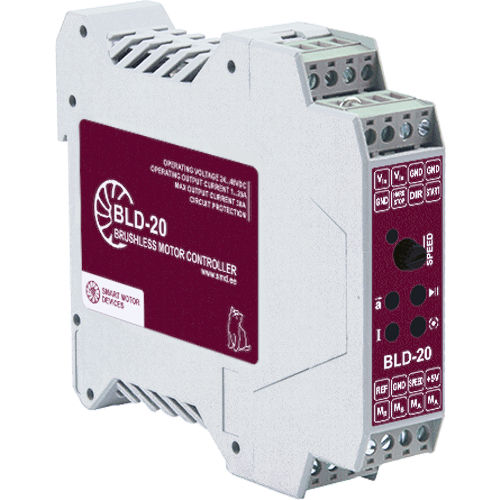 BLDC-Motorcontroller - BLD-20DIN - Smart Motor Devices - 3-Phasen / Digitaleingang / Analogeingang