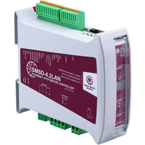 Programmierbarer Motorcontroller - SMSD-4.2LAN - Smart Motor Devices - Mikroschritt / 2-Phasen-Schritt / DC