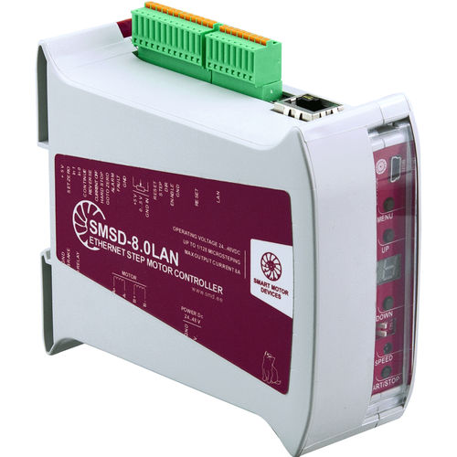 Programmierbarer Motorcontroller - SMSD-8.0LAN - Smart Motor Devices - Mikroschritt / 2-Phasen-Schritt / DC