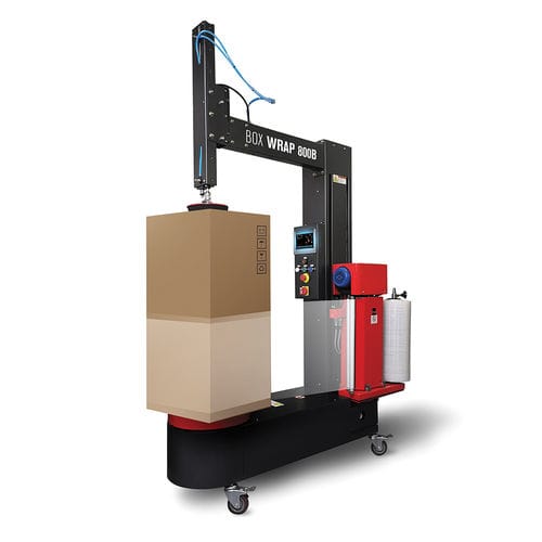 Halbautomatischer Stretchwickler - Box Wrap 800B - ISG Pack - mit Drehteller / mit mechanischer Bremse / für Kartons