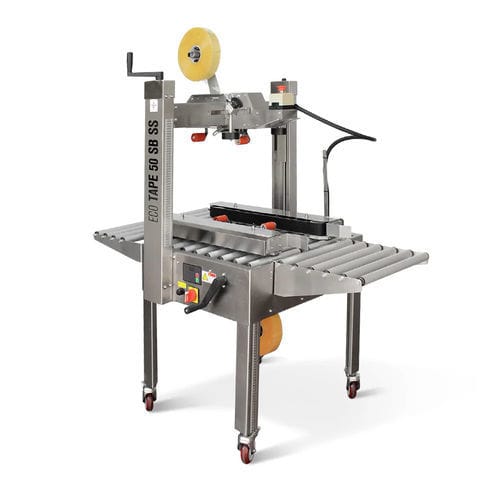 Mehrklappen--Kartonverschließer - Eco Tape 50 SB SS - ISG Pack - mit Klebeband / halbautomatisch