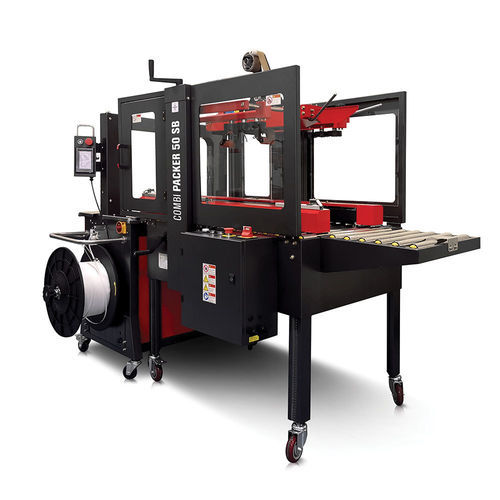Bandwickelmaschine mit Klebeband - 50 SB - ISG Pack - manuellen Einstellungen / automatisch
