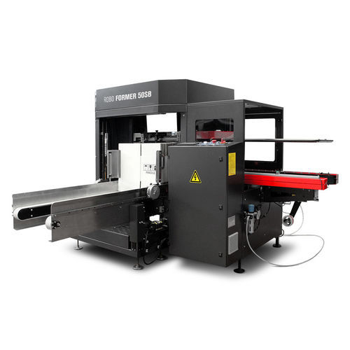Automatischer Kartonaufrichter - 50 SB - ISG Pack - Verschluss von unten / mit Klebeband / niedrige Taktleistung