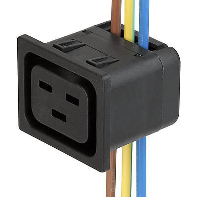 Schalttafeleinbau-Stecker - 4710 series - SCHURTER - IEC
