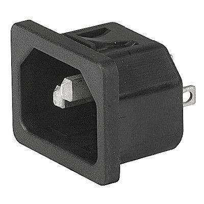 Schalttafeleinbau-Steckdose - 6100-4 - SCHURTER - IP54 / IP30 / 3-polig