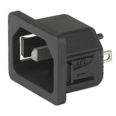Schalttafeleinbau-Steckdose - 6102-5 - SCHURTER - IP54 / IP30 / zweipolig