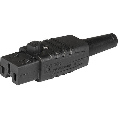 Schalttafeleinbau-Stecker - GC21 - SCHURTER - 3-polig / Einschraub / IEC