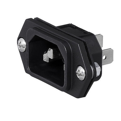 Schalttafeleinbau-Steckdose - 6100-3  - SCHURTER - IP54 / IP40 / 3-polig