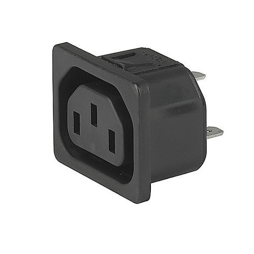 Schalttafeleinbau-Steckdose - 6600-4 - SCHURTER - IP54 / IP30 / 3-polig