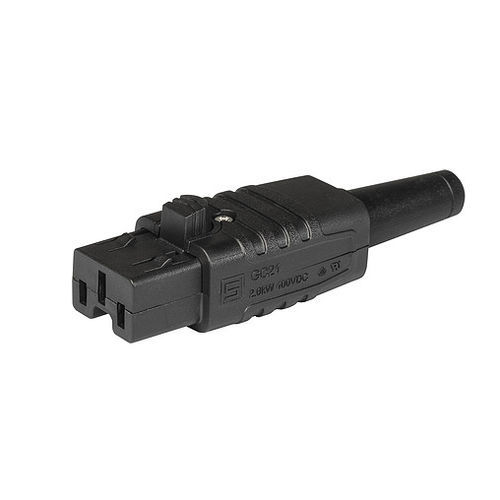 Schalttafeleinbau-Stecker - GC21 - SCHURTER - 3-polig / Einschraub / IEC