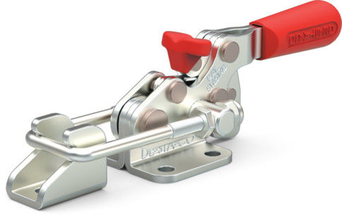 Horizontaler Schnellspanner - 323-R - DE-STA-CO - Gegenhalter / mit Haken / Stahl
