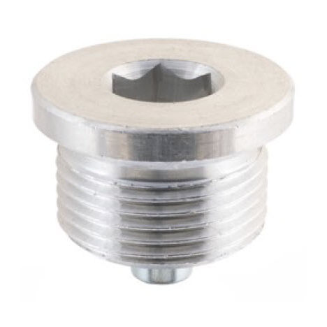 Runder Stopfen - 36B - NOSTRALI - zylinderförmig / Gewinde / Aluminium