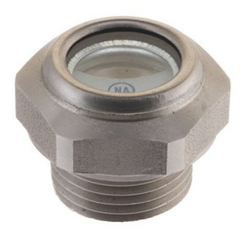 Edelstahl-Schauglas - 38D.I - NOSTRALI - für Industrieanwendungen / für Niveauanzeiger / für Niederdrucknetz