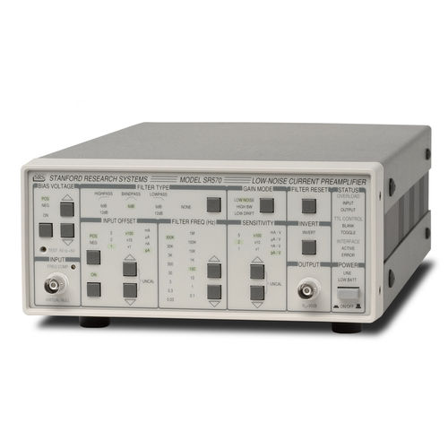 Stromvorverstärker - SR570  - Stanford Research Systems - Benchtop / rauscharm