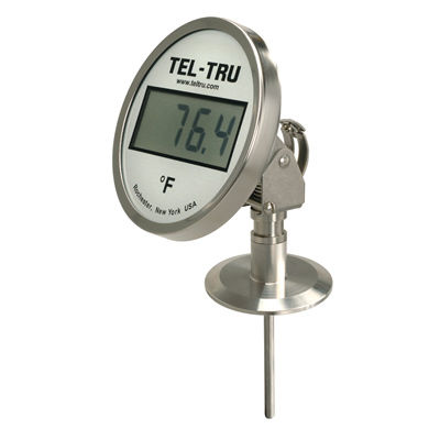 Fühler-Thermometer - SD5 - Tel-Tru Manufacturing - digital / mit verstellbarem Zeiger / Flansch