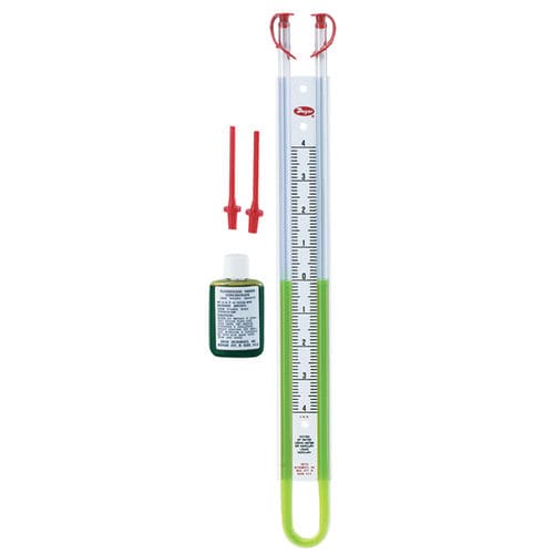 Differential-Manometer - FLEX-TUBE® 122 series - DWYER - mit direkter Anzeige / Kunststoff / Flüssigkeitssäule