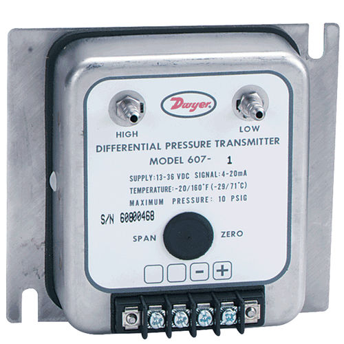 Differenzdruckmessumformer - 607 series - DWYER - Silizium / 4-20 mA / Edelstahl